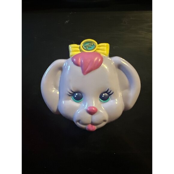 Bluebird 1993 Polly Pocket dazzling dog show Puppy Compact Toy With 2 Figures - Picture 1 of 7